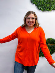 Autumn Acres Sweater in Burnt Orange