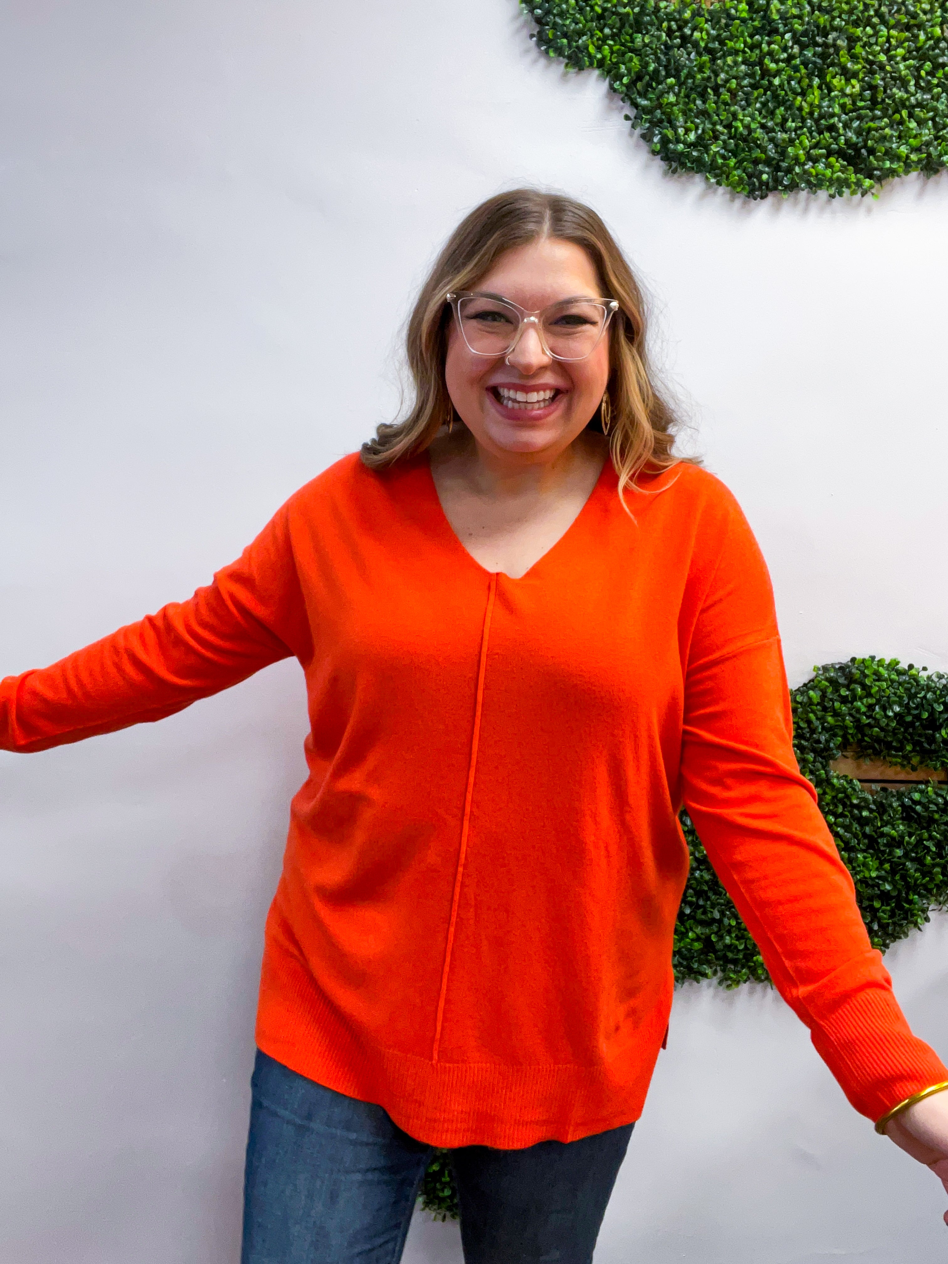 Autumn Acres Sweater in Burnt Orange