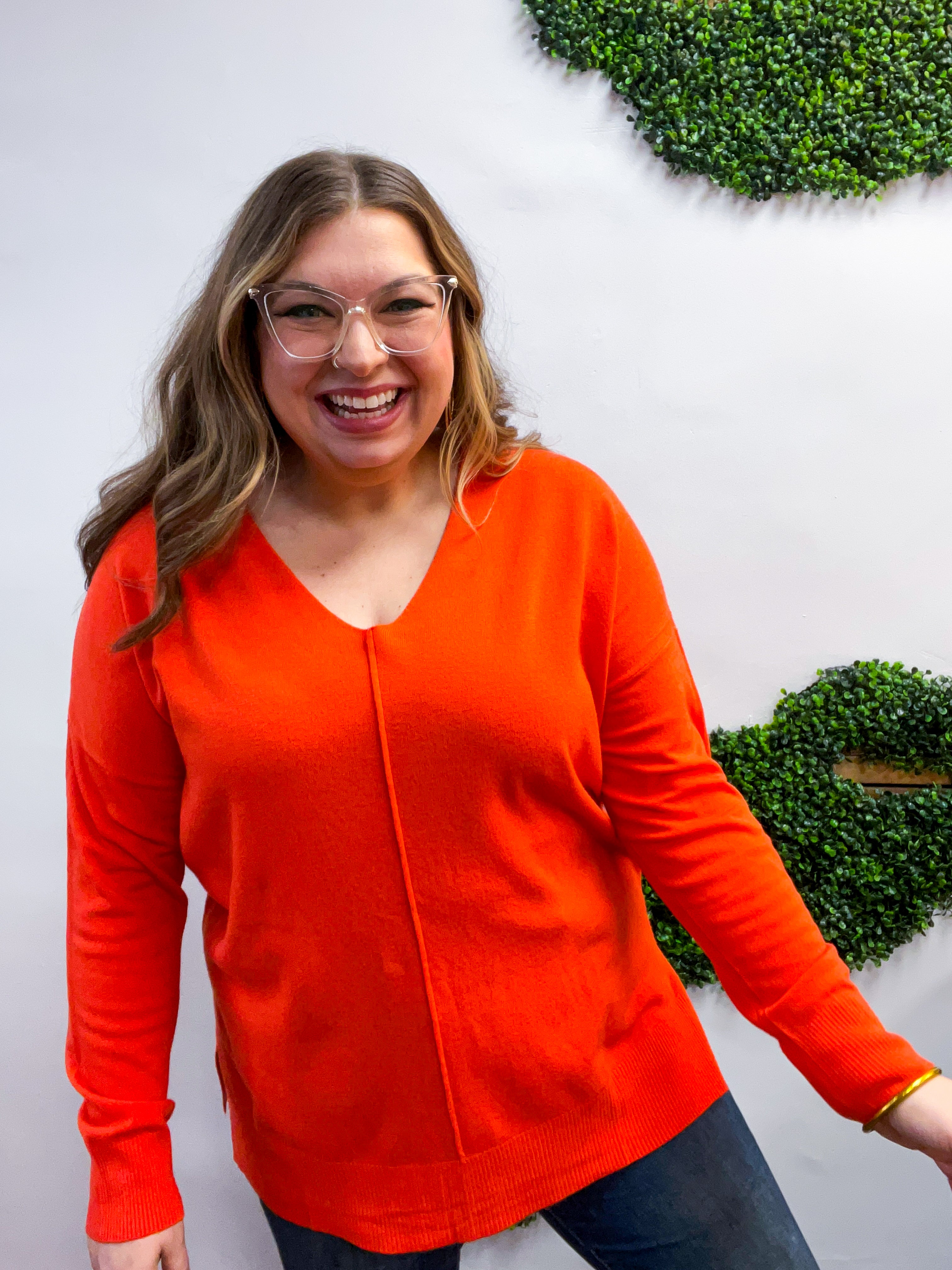 Autumn Acres Sweater in Burnt Orange