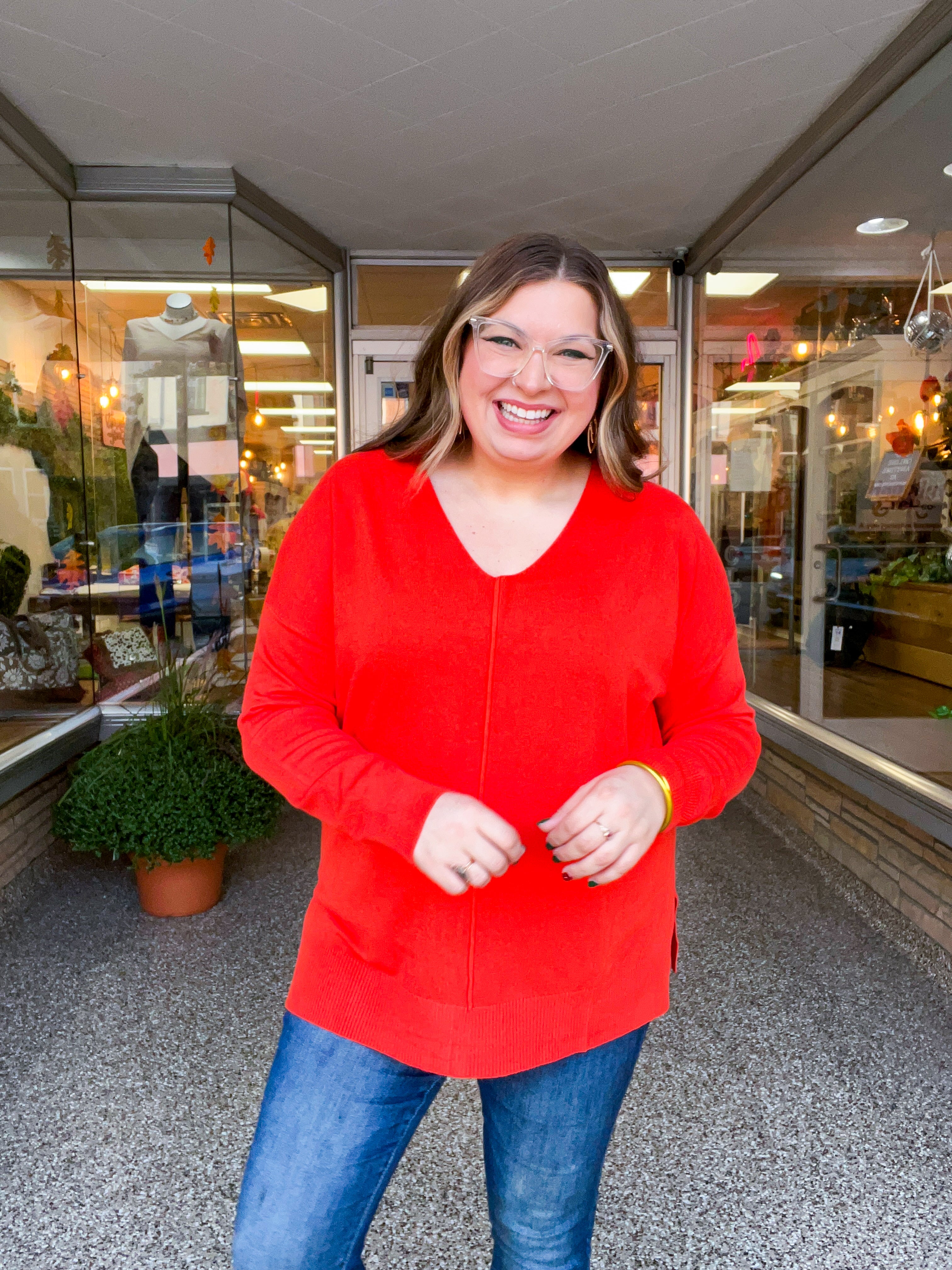 Autumn Acres Sweater in Burnt Orange