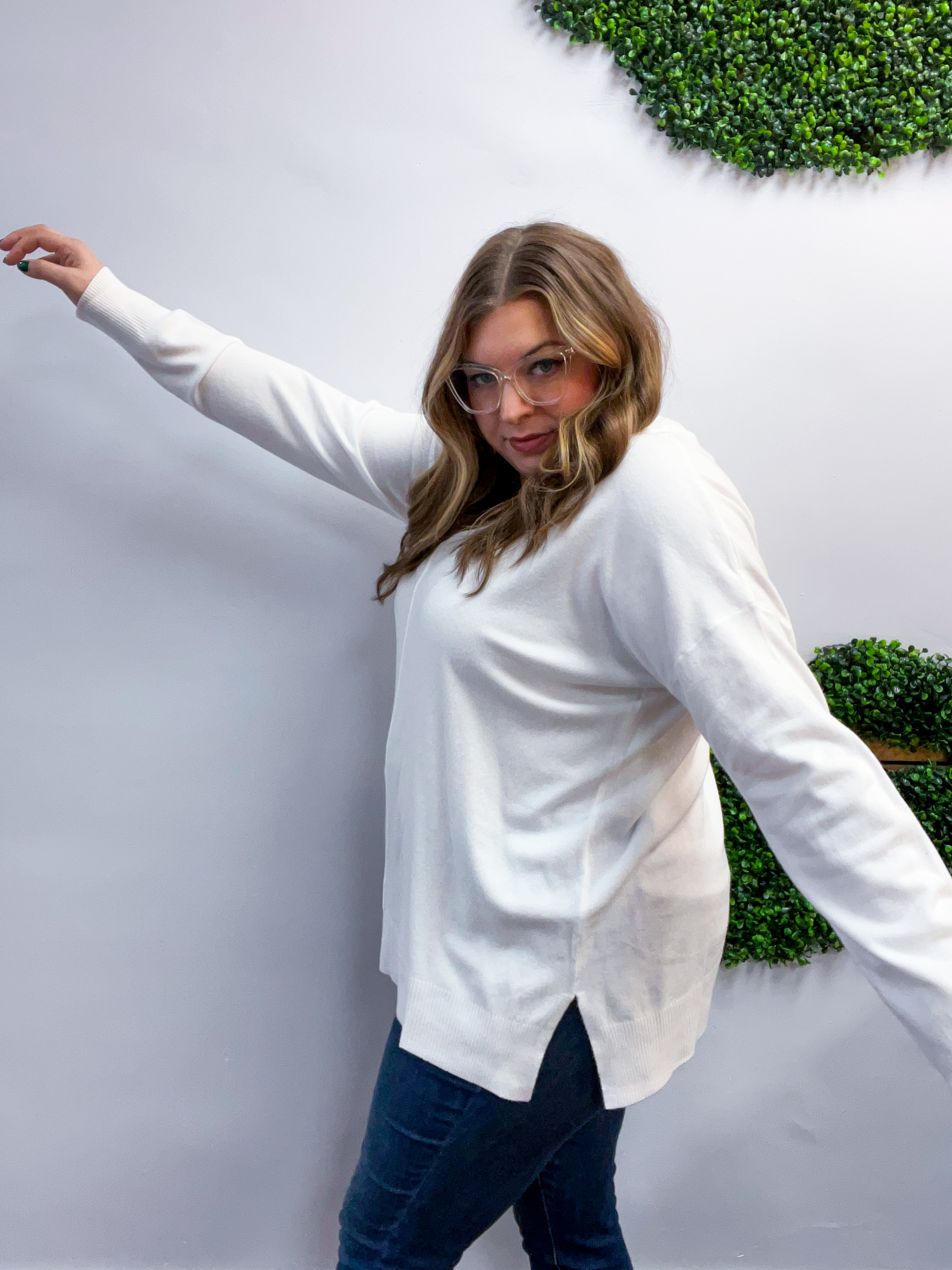 Autumn Acres Sweater in Ivory
