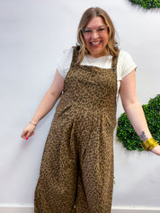 Spotted & Styled Animal Print Overalls