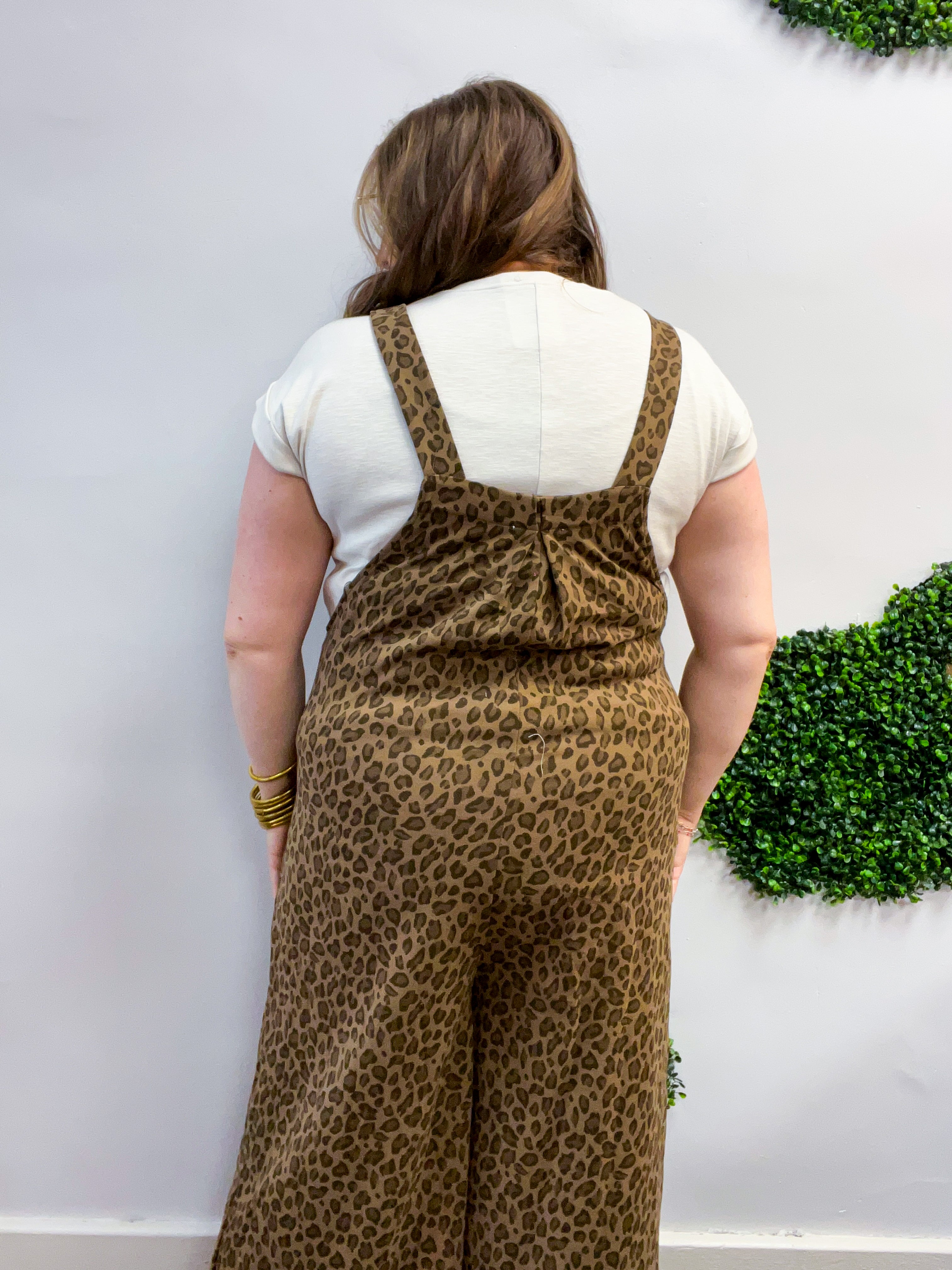Spotted & Styled Animal Print Overalls