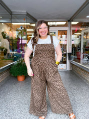Spotted & Styled Animal Print Overalls