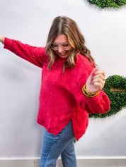 Cider Mill Sweater in Red