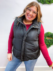 Laid Back Layers Vest in Black