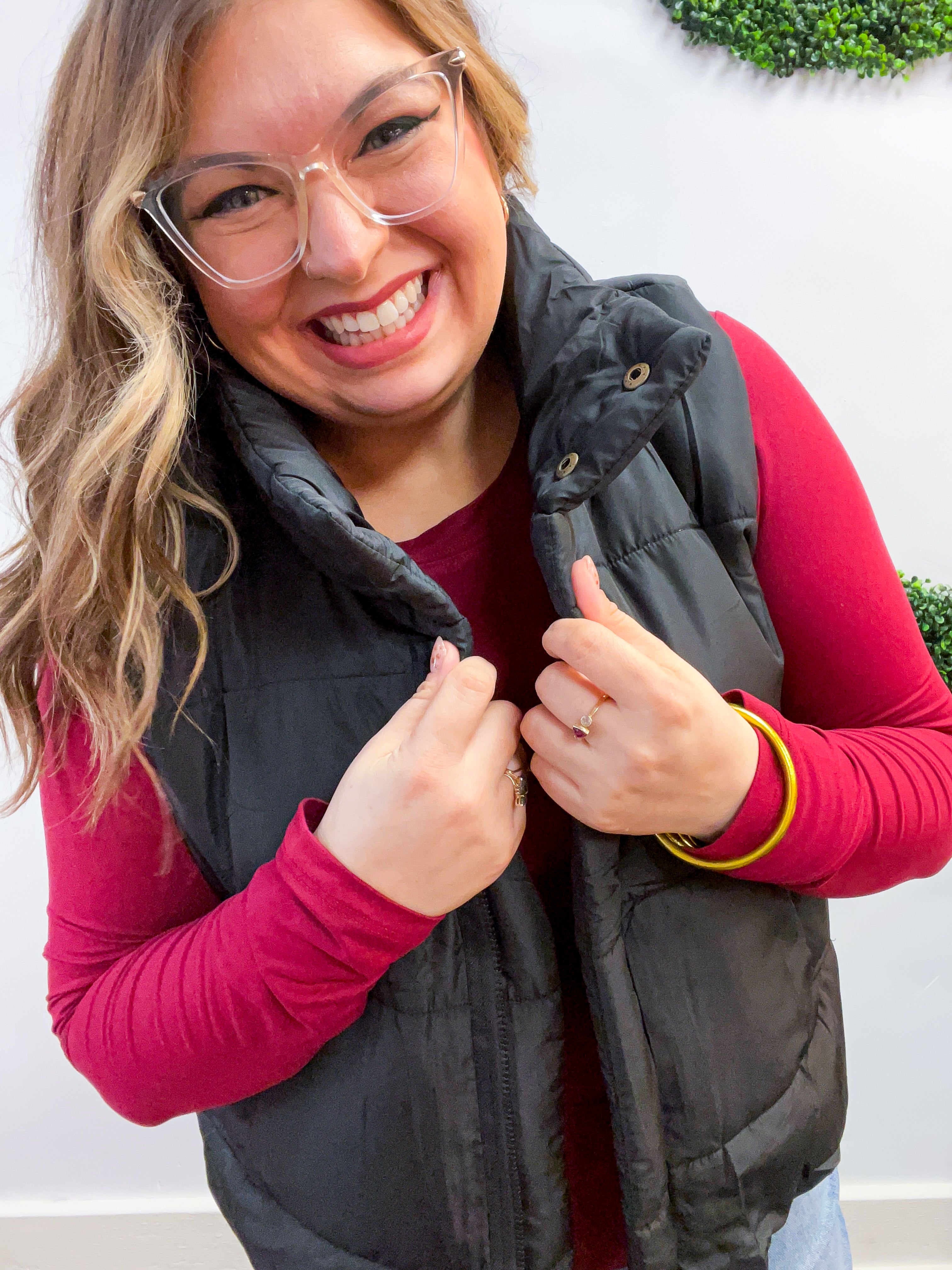 Laid Back Layers Vest in Black