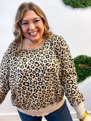 Timeless Spots Sweater in Taupe