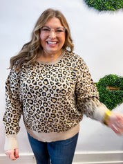 Timeless Spots Sweater in Taupe
