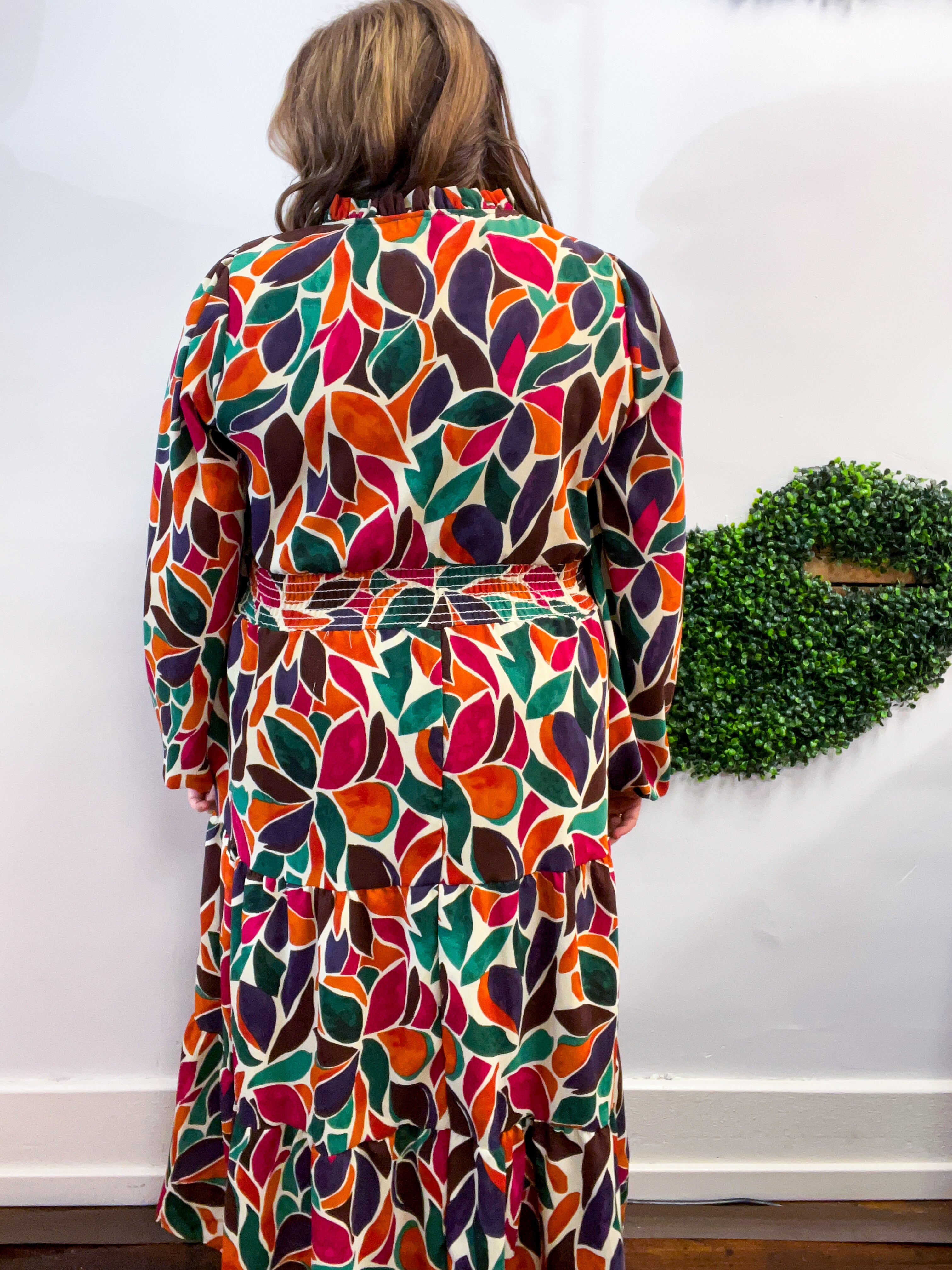 Stained Glass Soirée Midi Dress