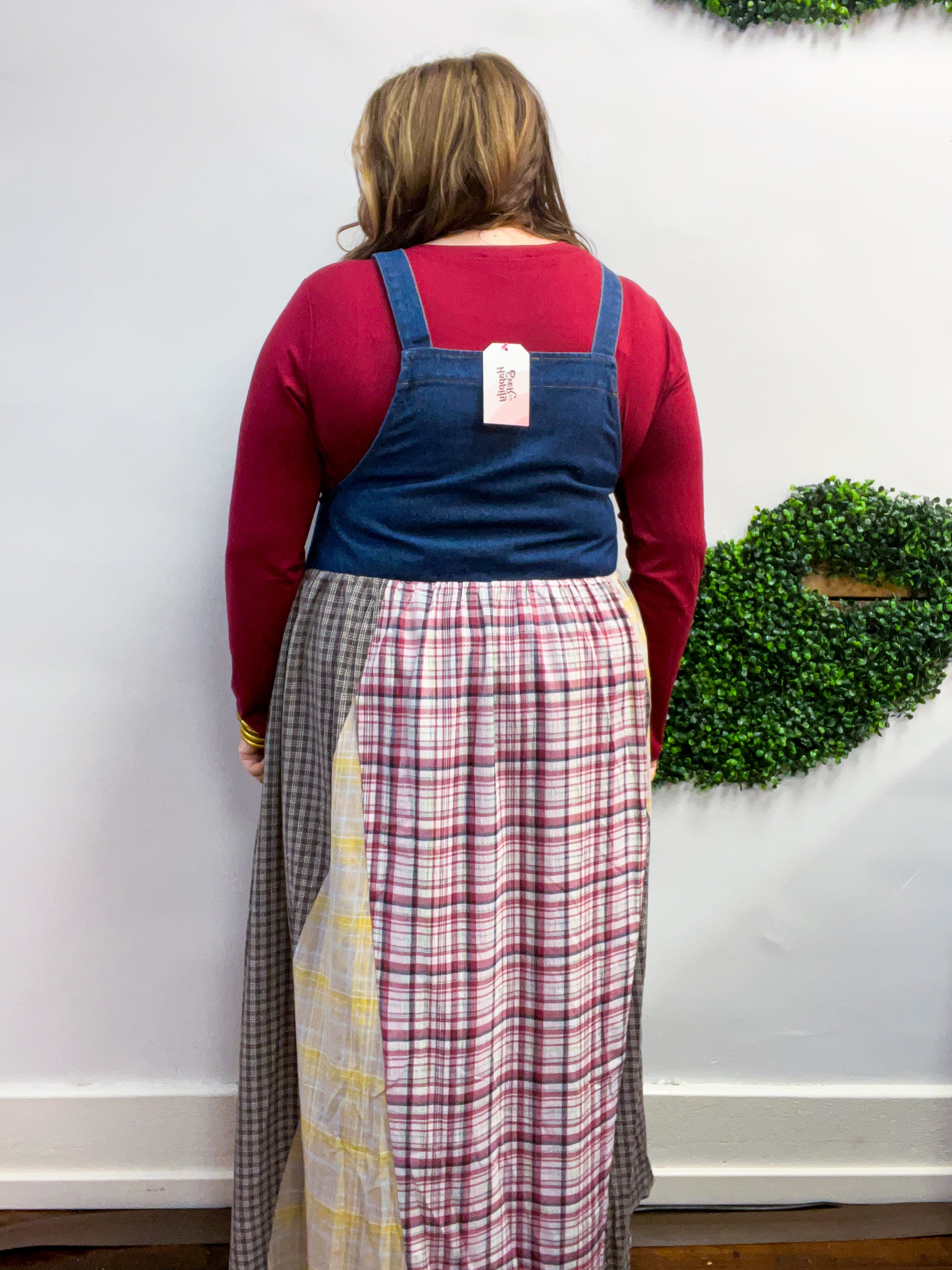 Prairie Belle Patchwork Overall Dress