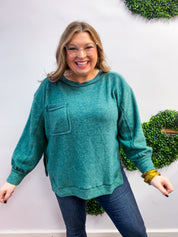 Cider Mill Sweater in Dark Green