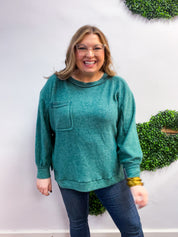 Cider Mill Sweater in Dark Green