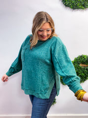 Cider Mill Sweater in Dark Green