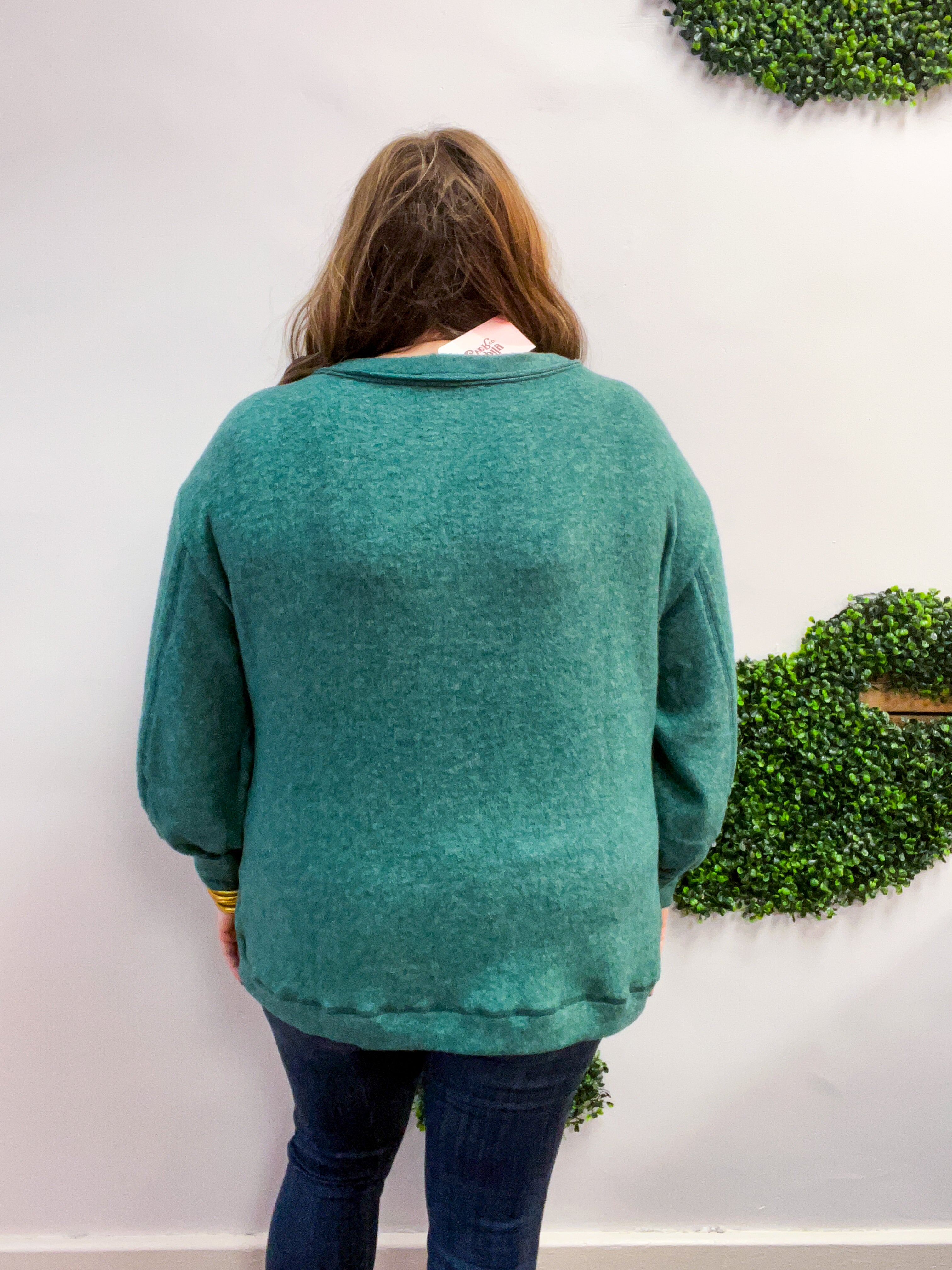 Cider Mill Sweater in Dark Green
