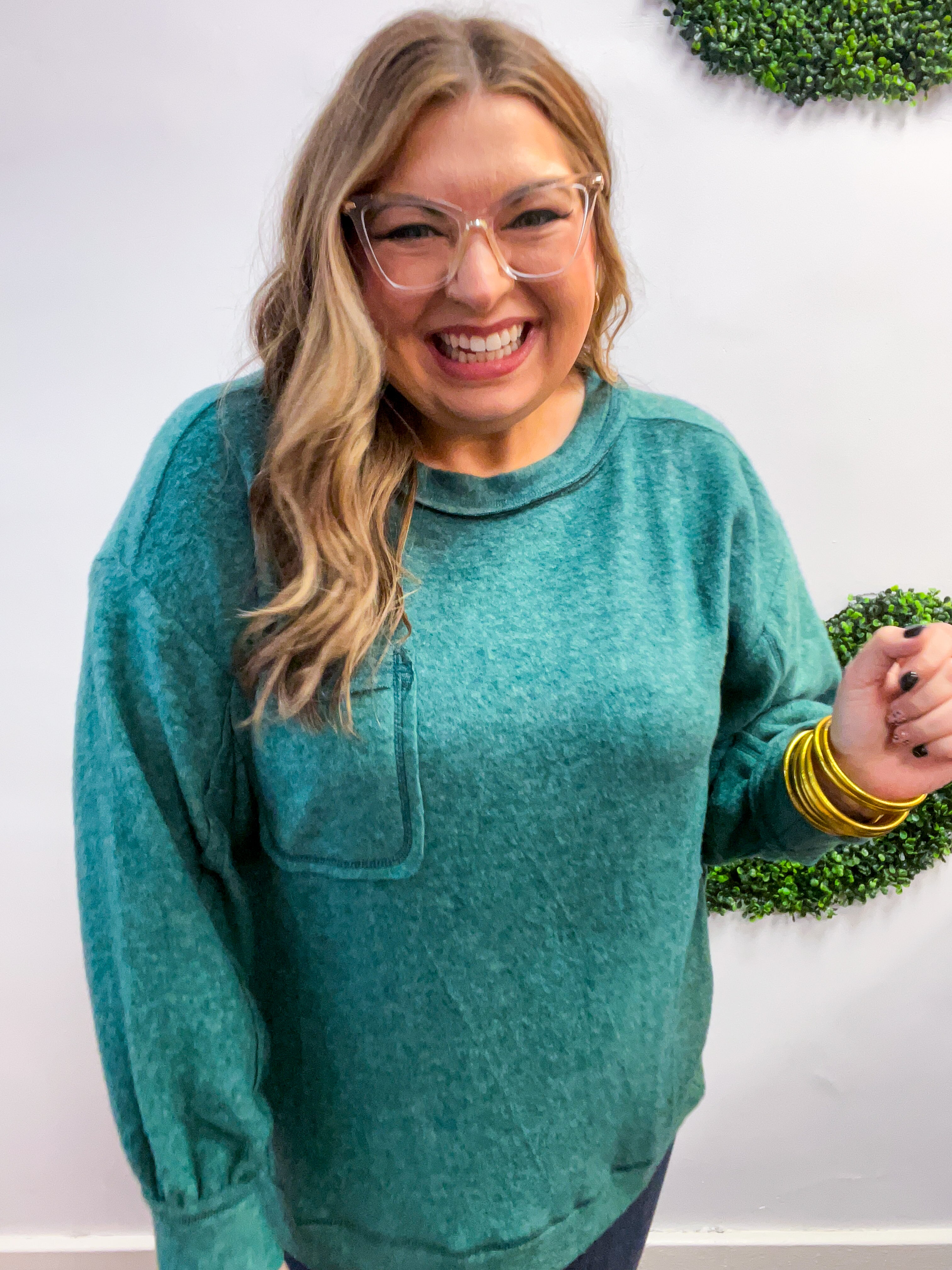 Cider Mill Sweater in Dark Green