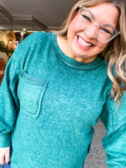 Cider Mill Sweater in Dark Green