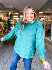 Cider Mill Sweater in Dark Green