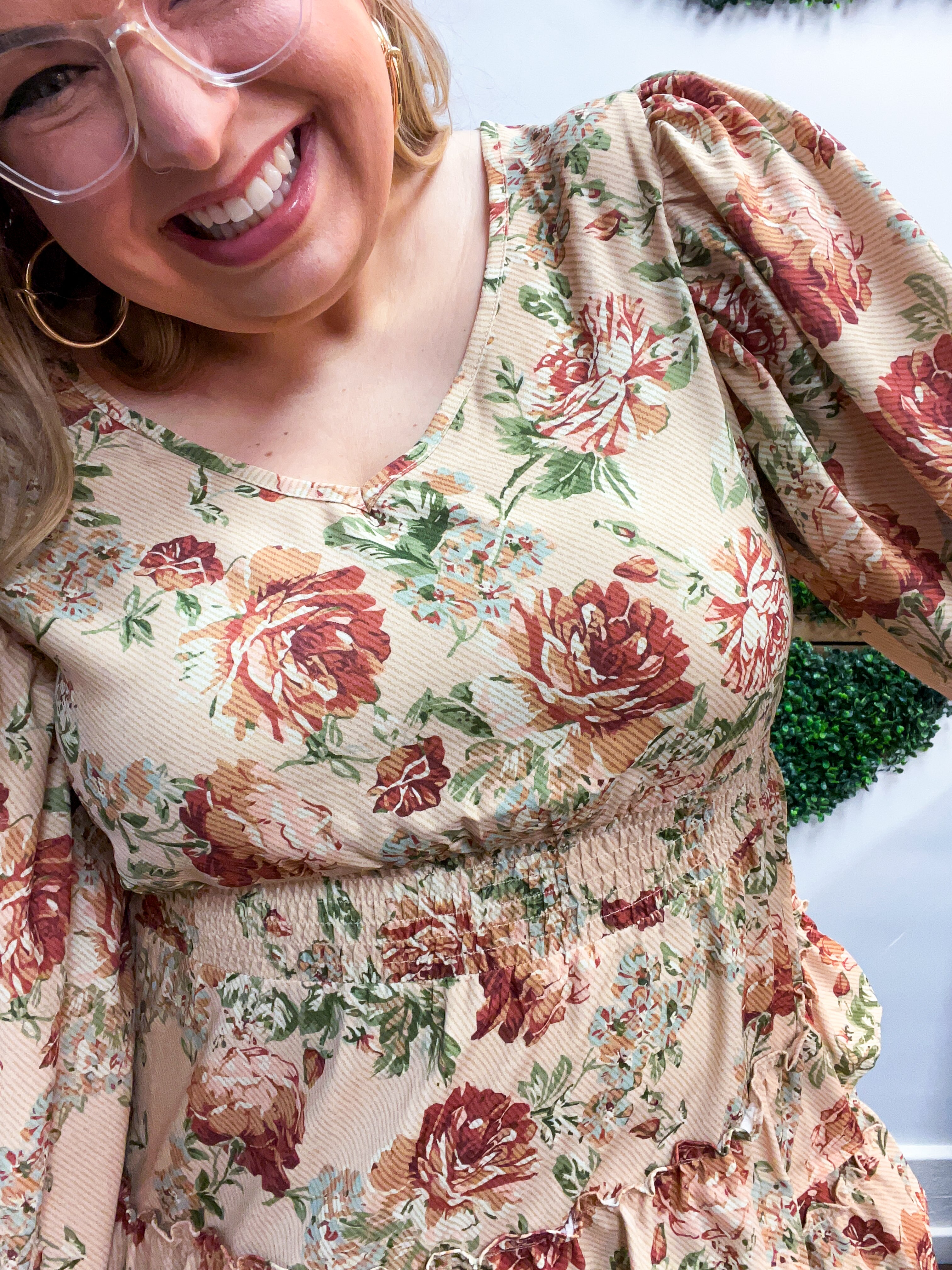 Timeless Garden Ruffle Dress