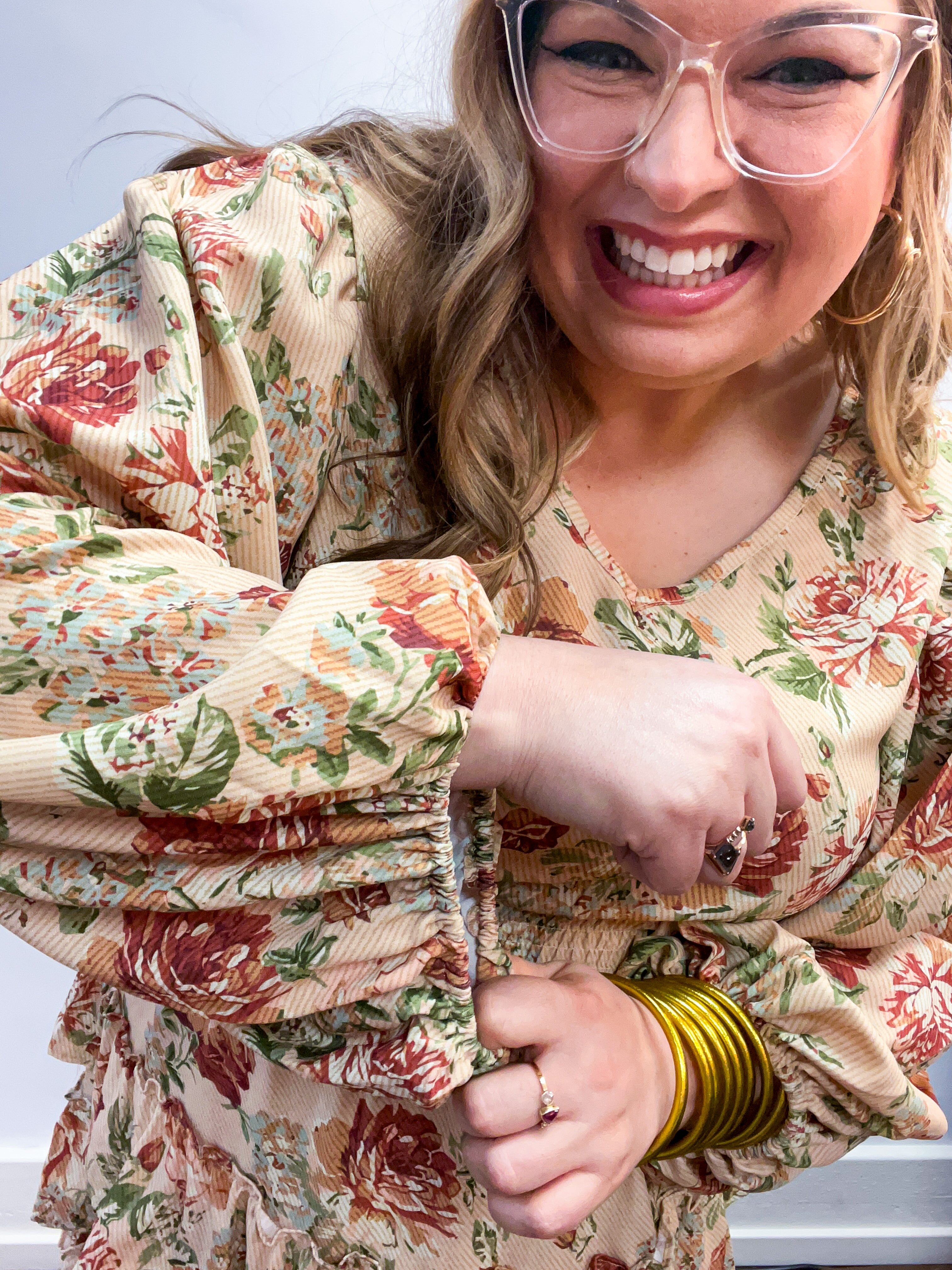 Timeless Garden Ruffle Dress