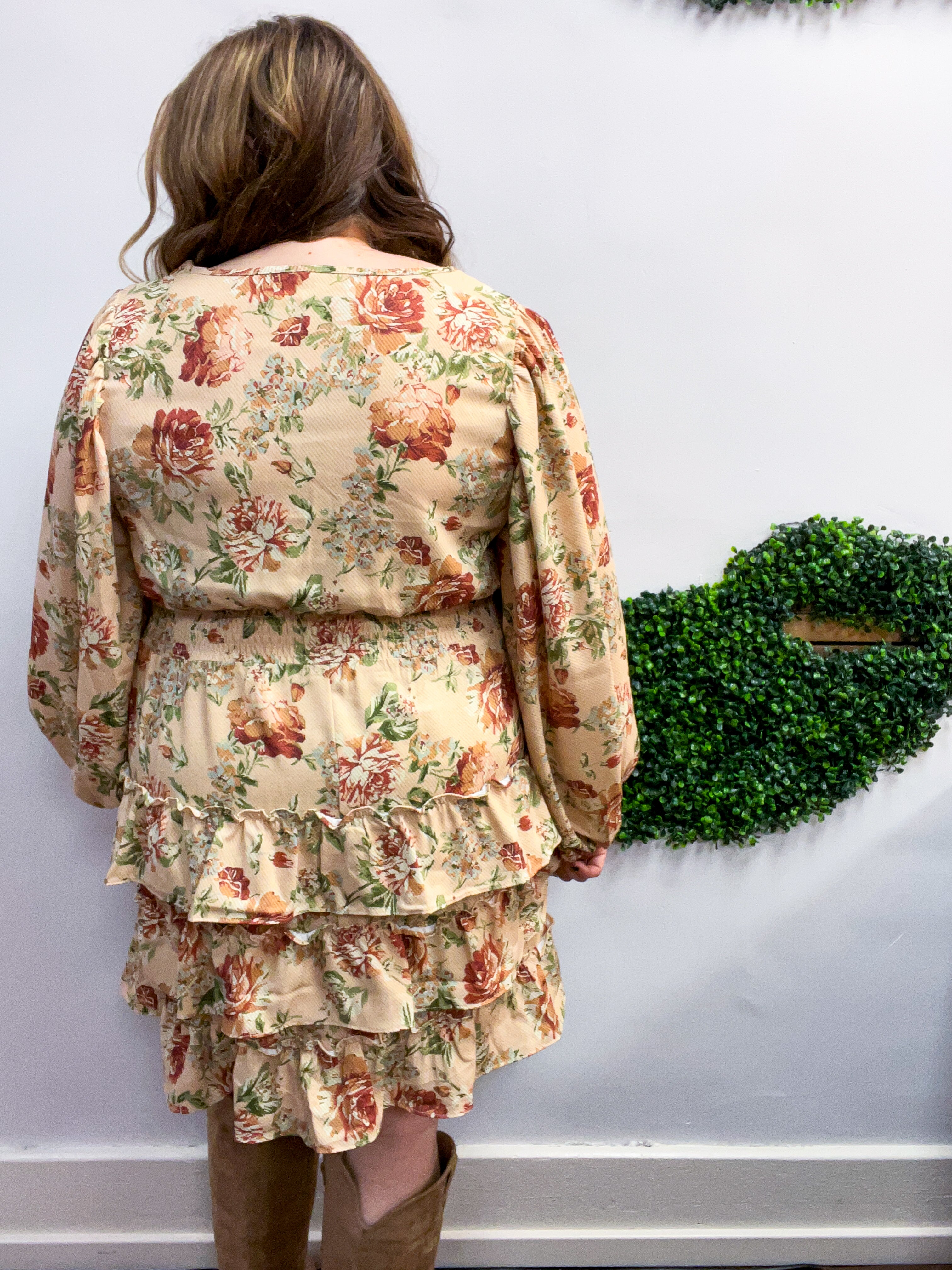 Timeless Garden Ruffle Dress