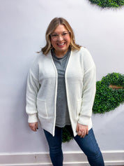 Cozy Corners Cardigan in Ivory