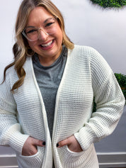Cozy Corners Cardigan in Ivory