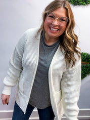 Cozy Corners Cardigan in Ivory