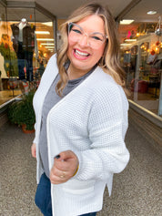 Cozy Corners Cardigan in Ivory
