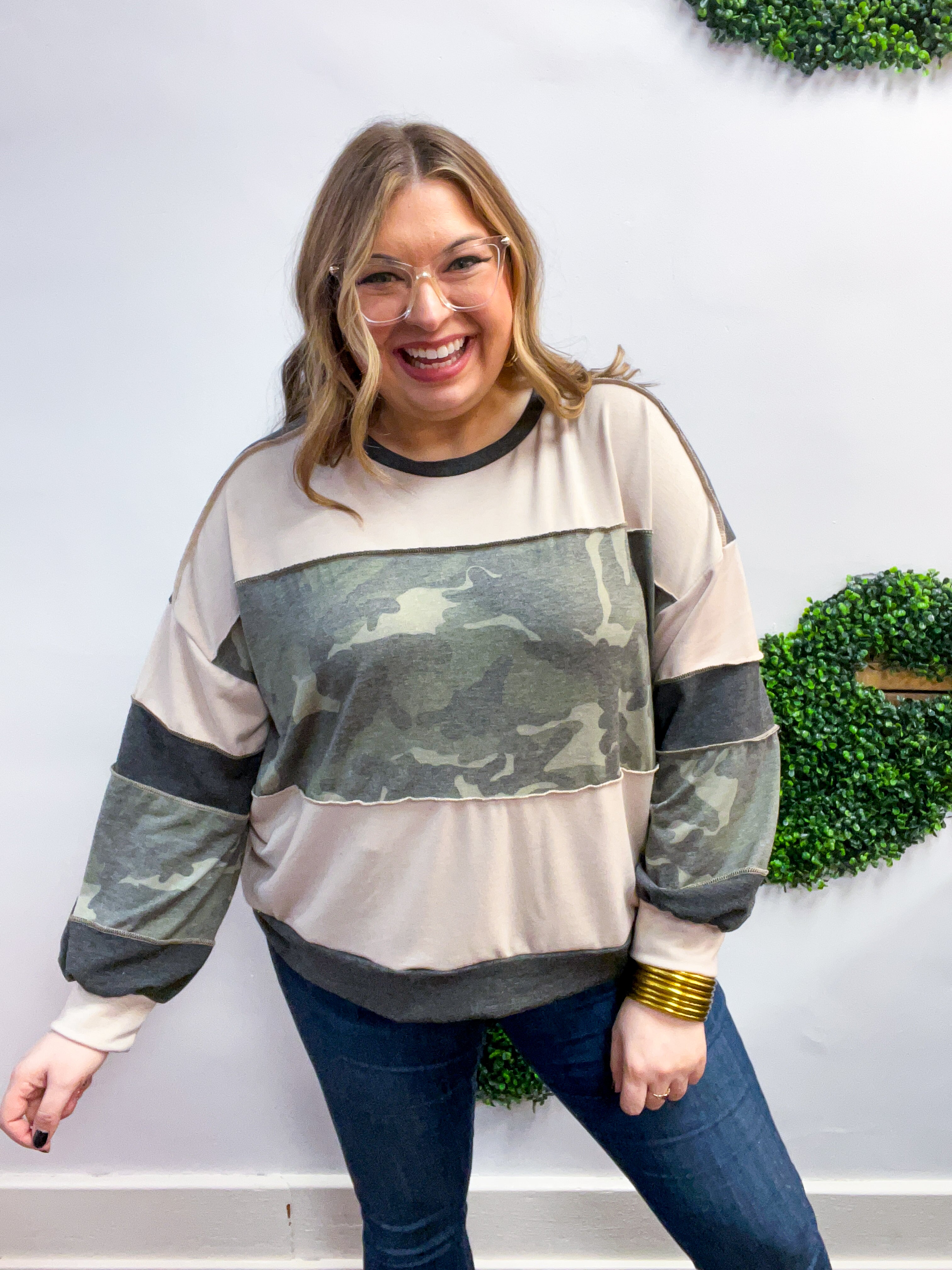Wild at Ease Pullover in Camo