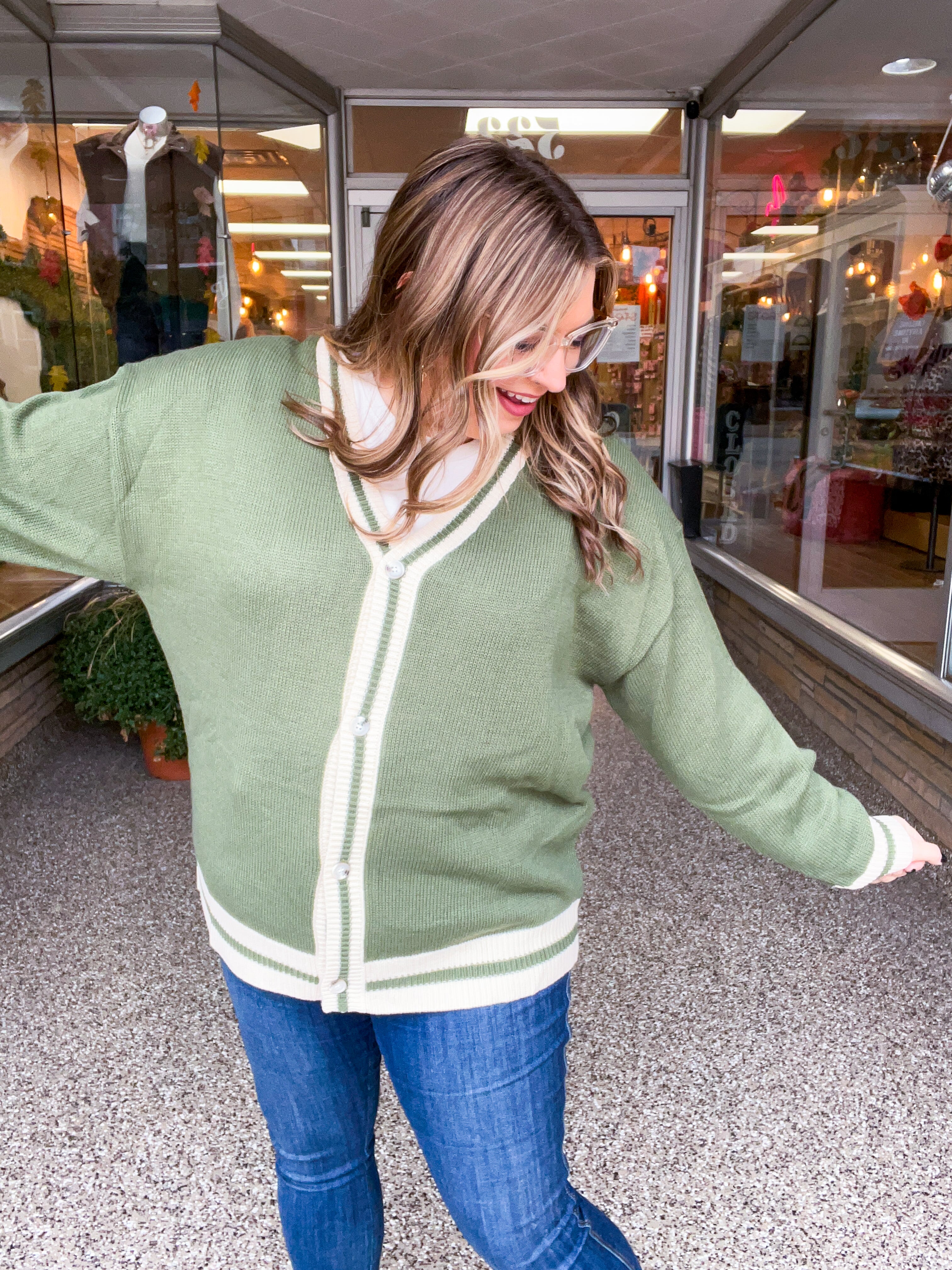 Olive Grove Cardigan