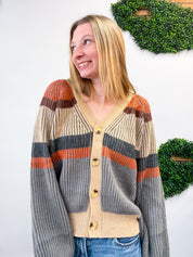 Stitched in Stripes Cardigan