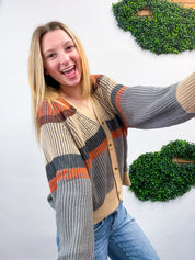 Stitched in Stripes Cardigan