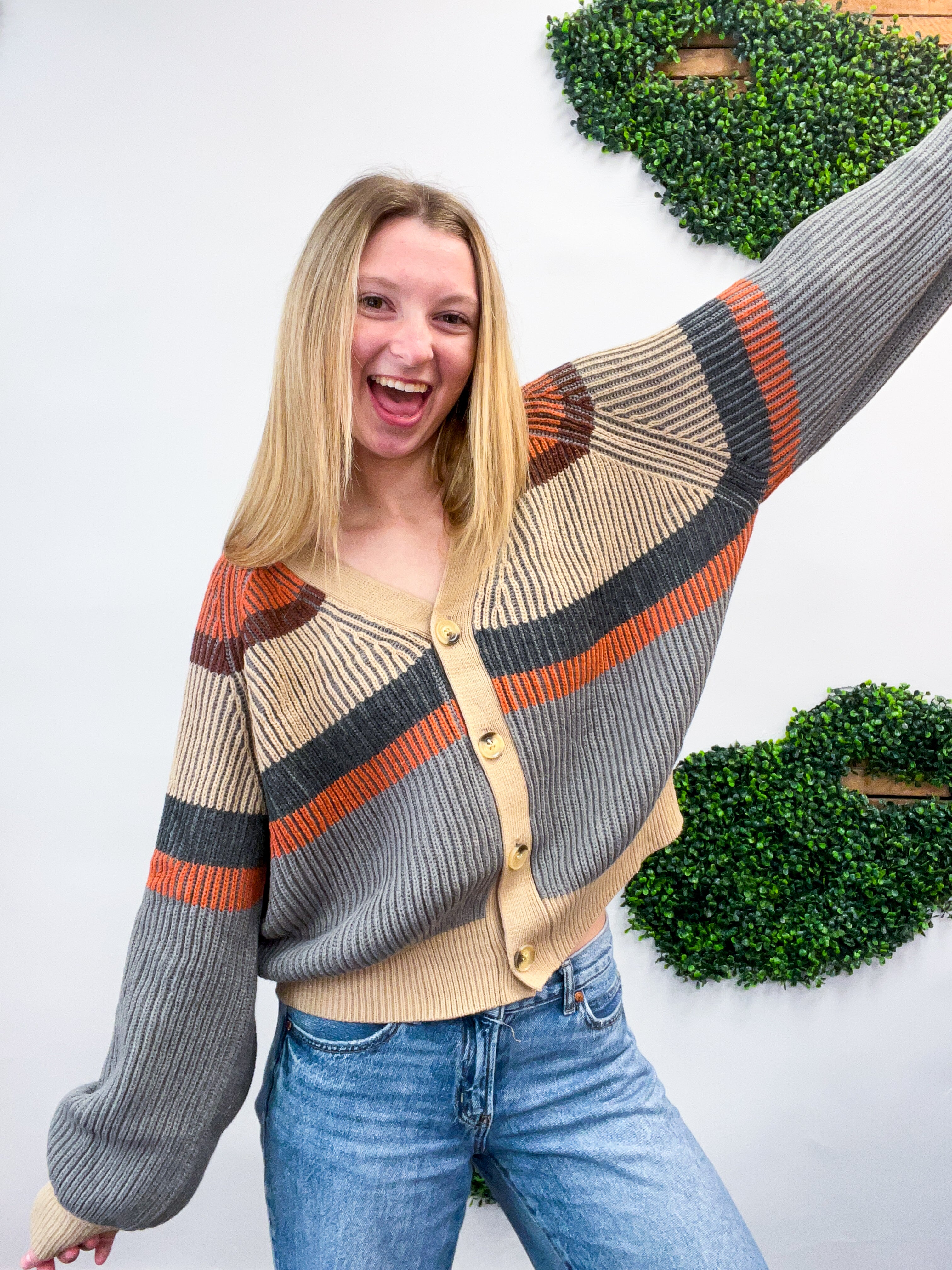 Stitched in Stripes Cardigan