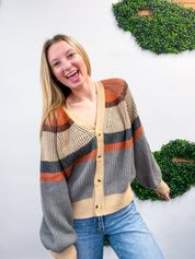 Stitched in Stripes Cardigan