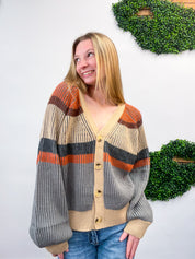 Stitched in Stripes Cardigan