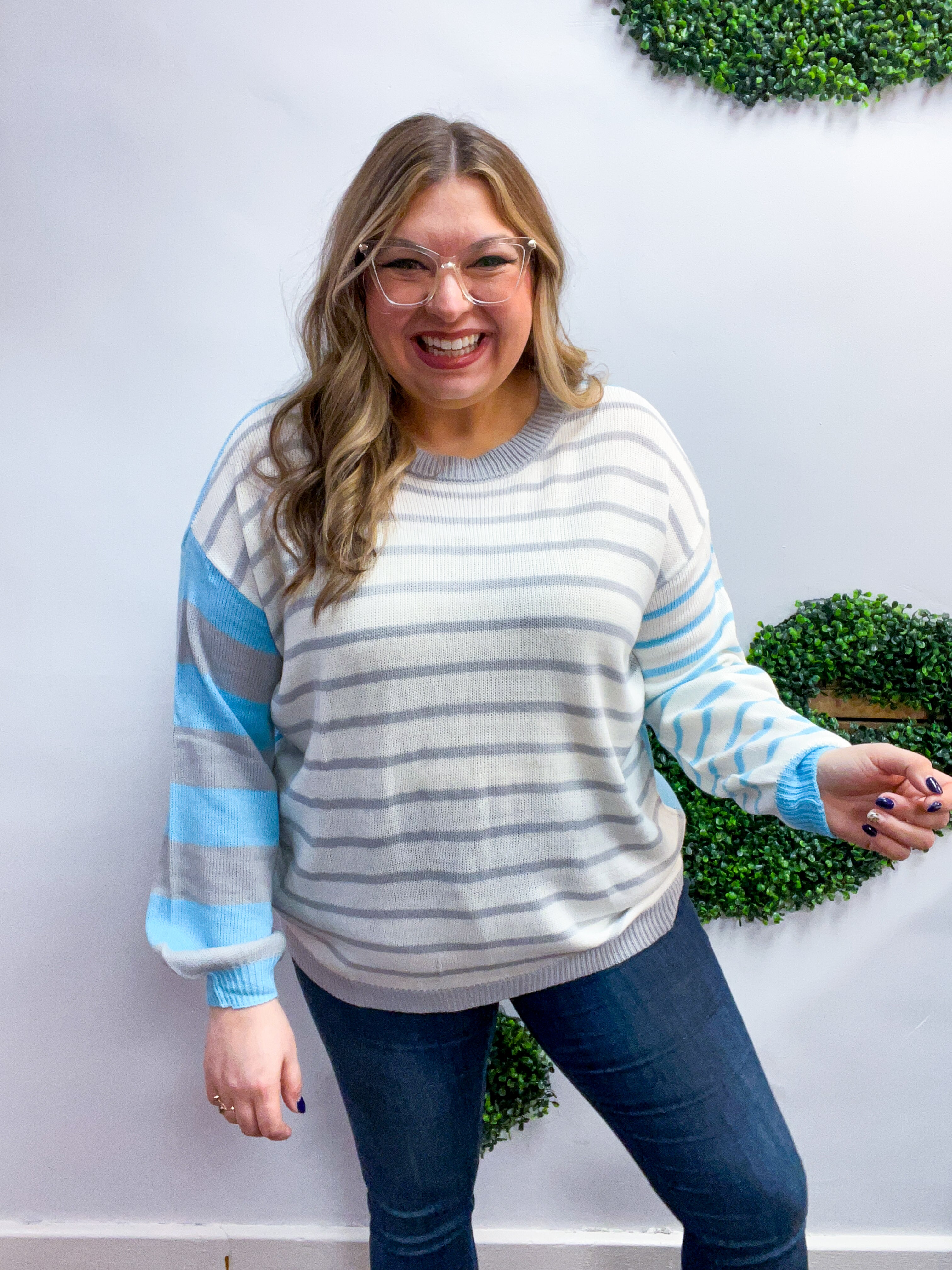 Frosted Horizon Sweater