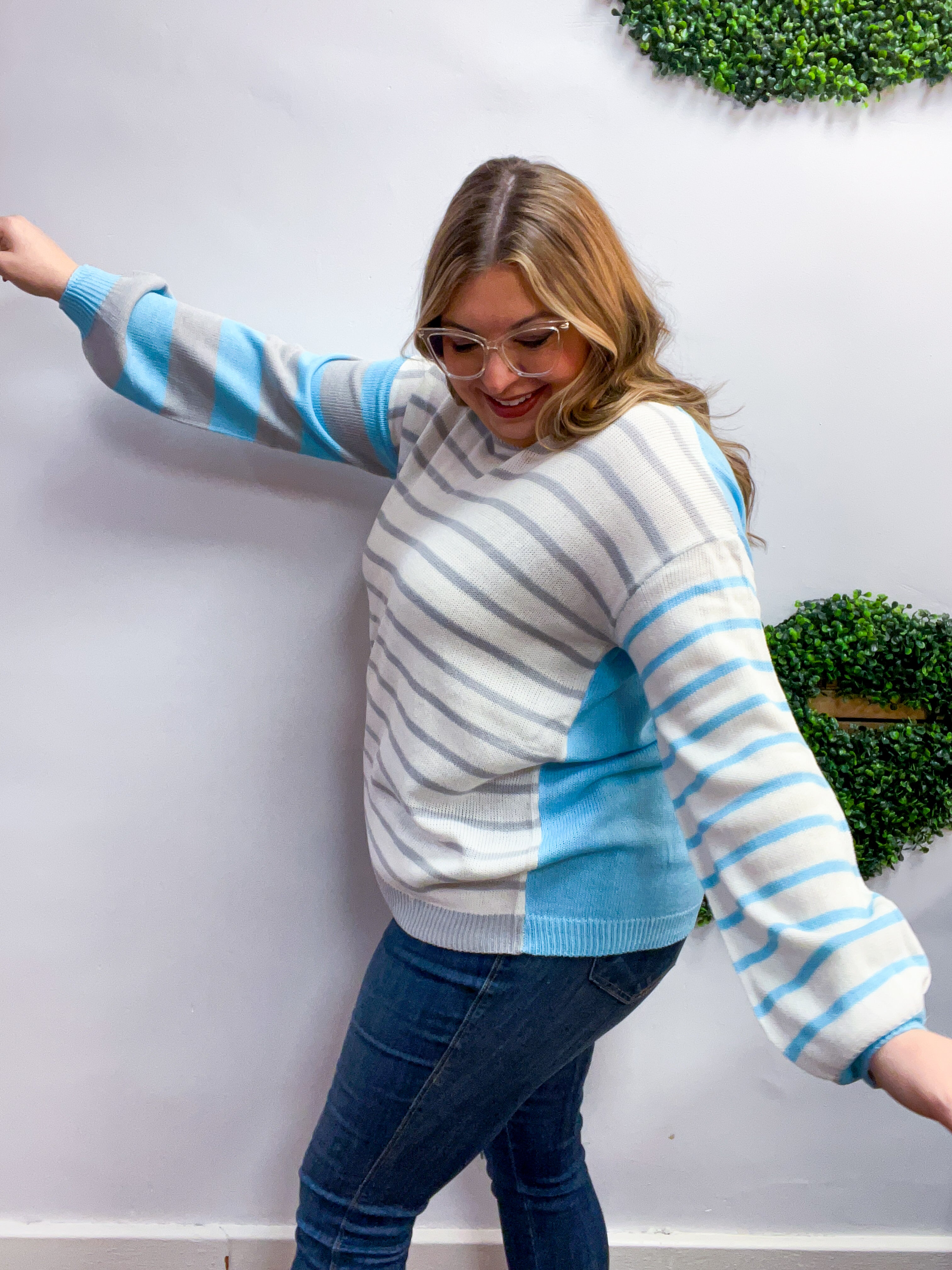 Frosted Horizon Sweater