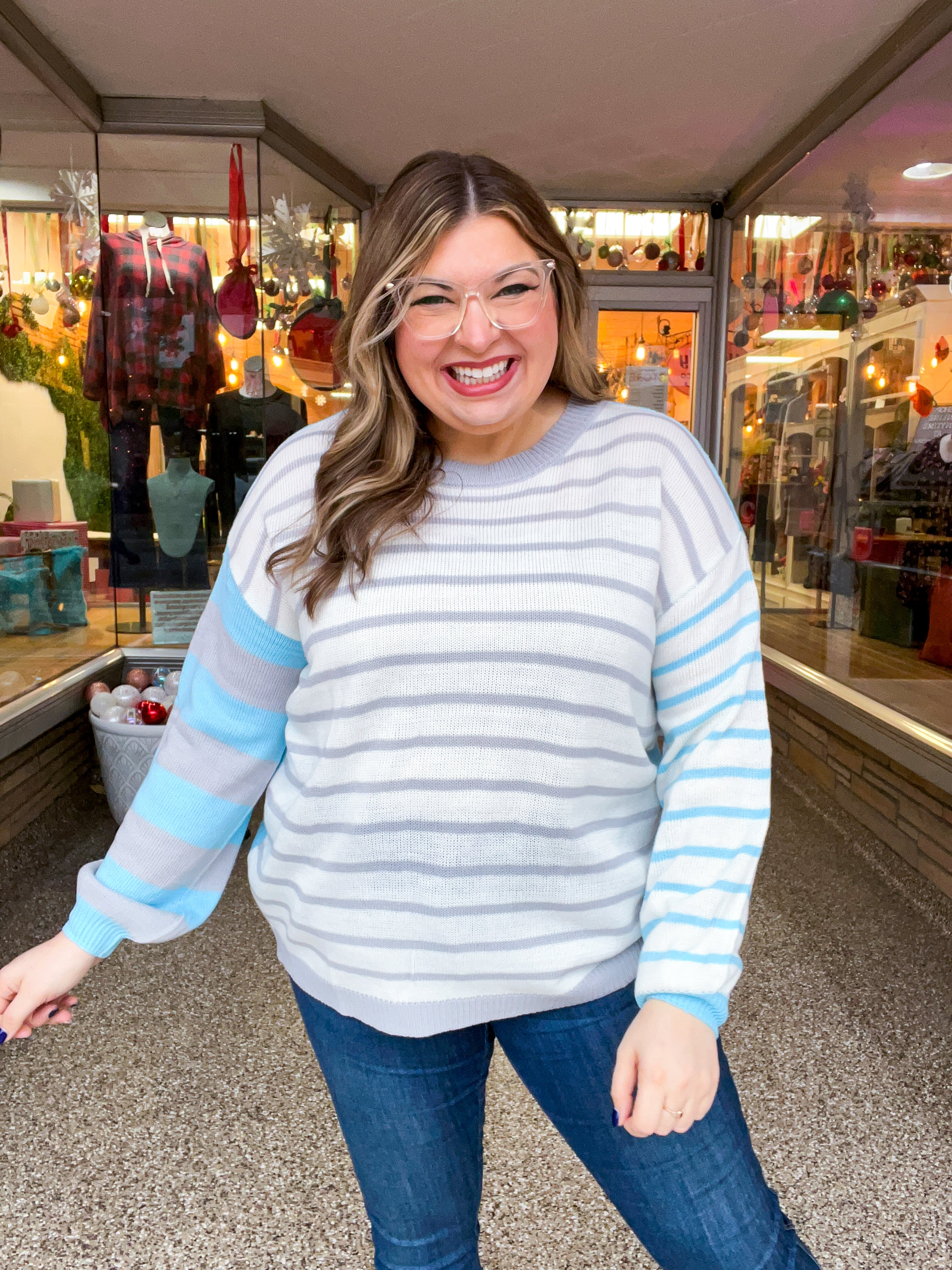 Frosted Horizon Sweater