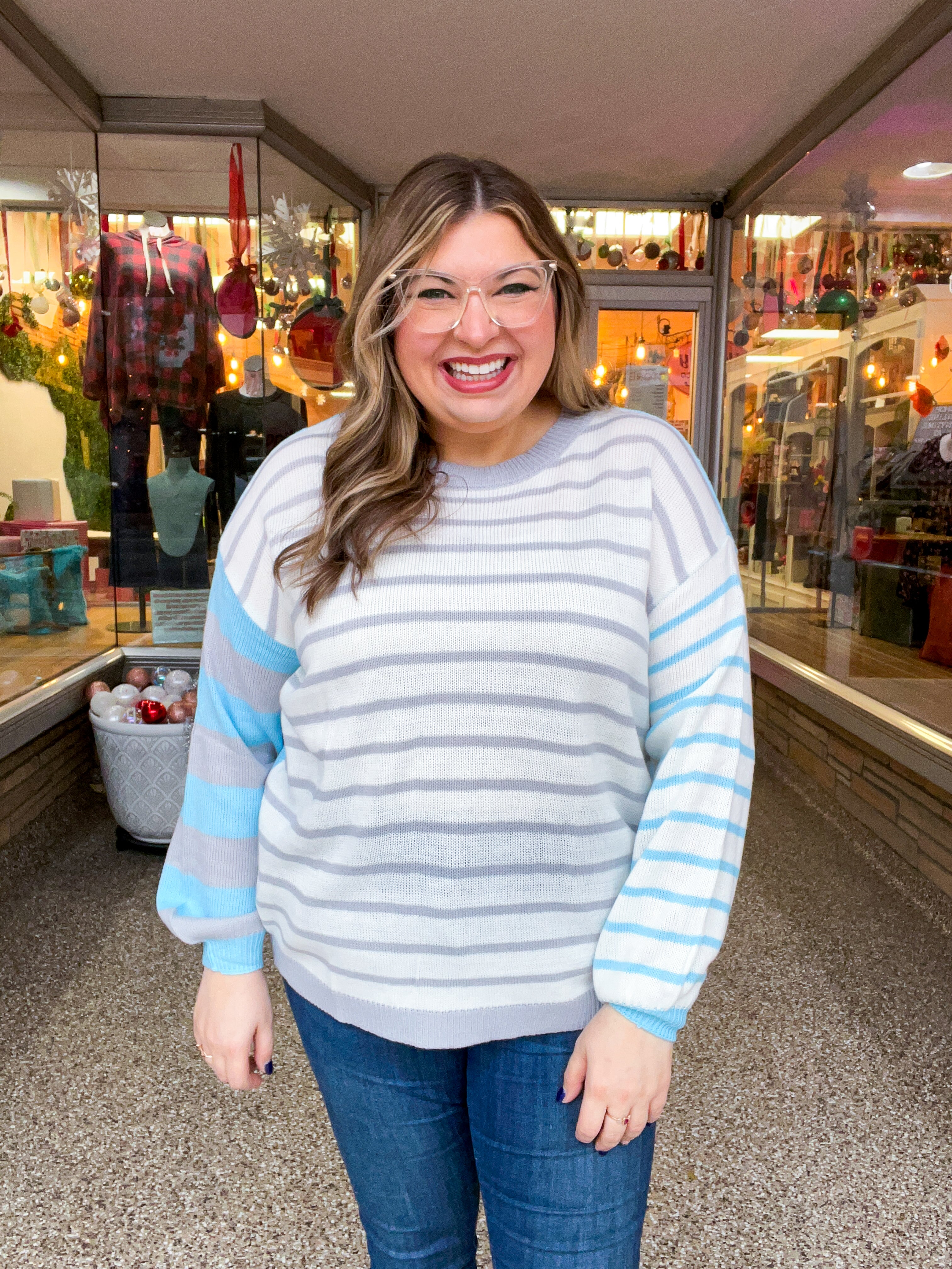 Frosted Horizon Sweater