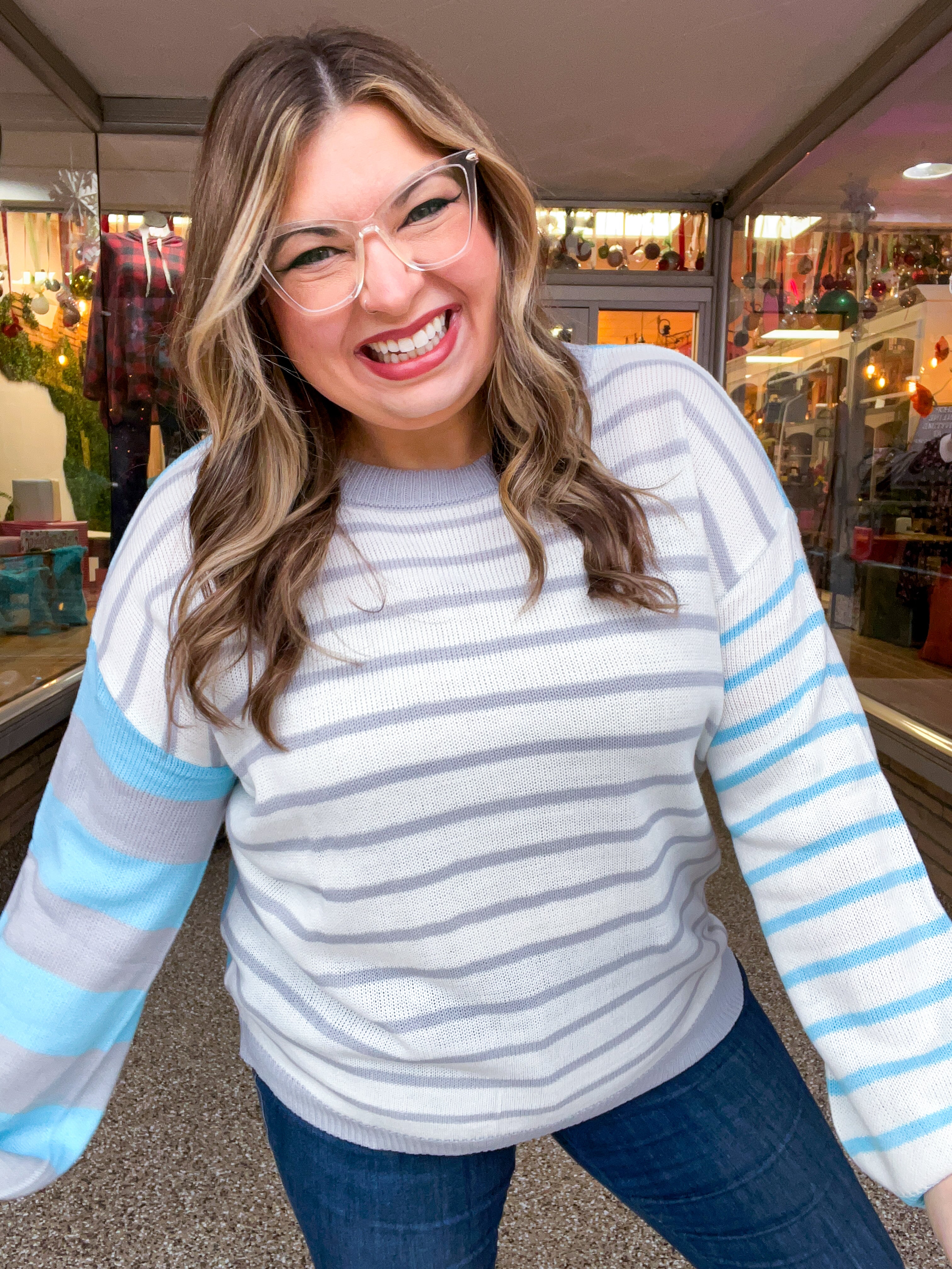 Frosted Horizon Sweater