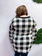 Country Classic V-Neck Top in White