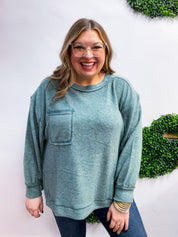 Cider Mill Sweater in Jade