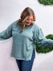 Cider Mill Sweater in Jade