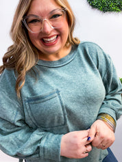 Cider Mill Sweater in Jade