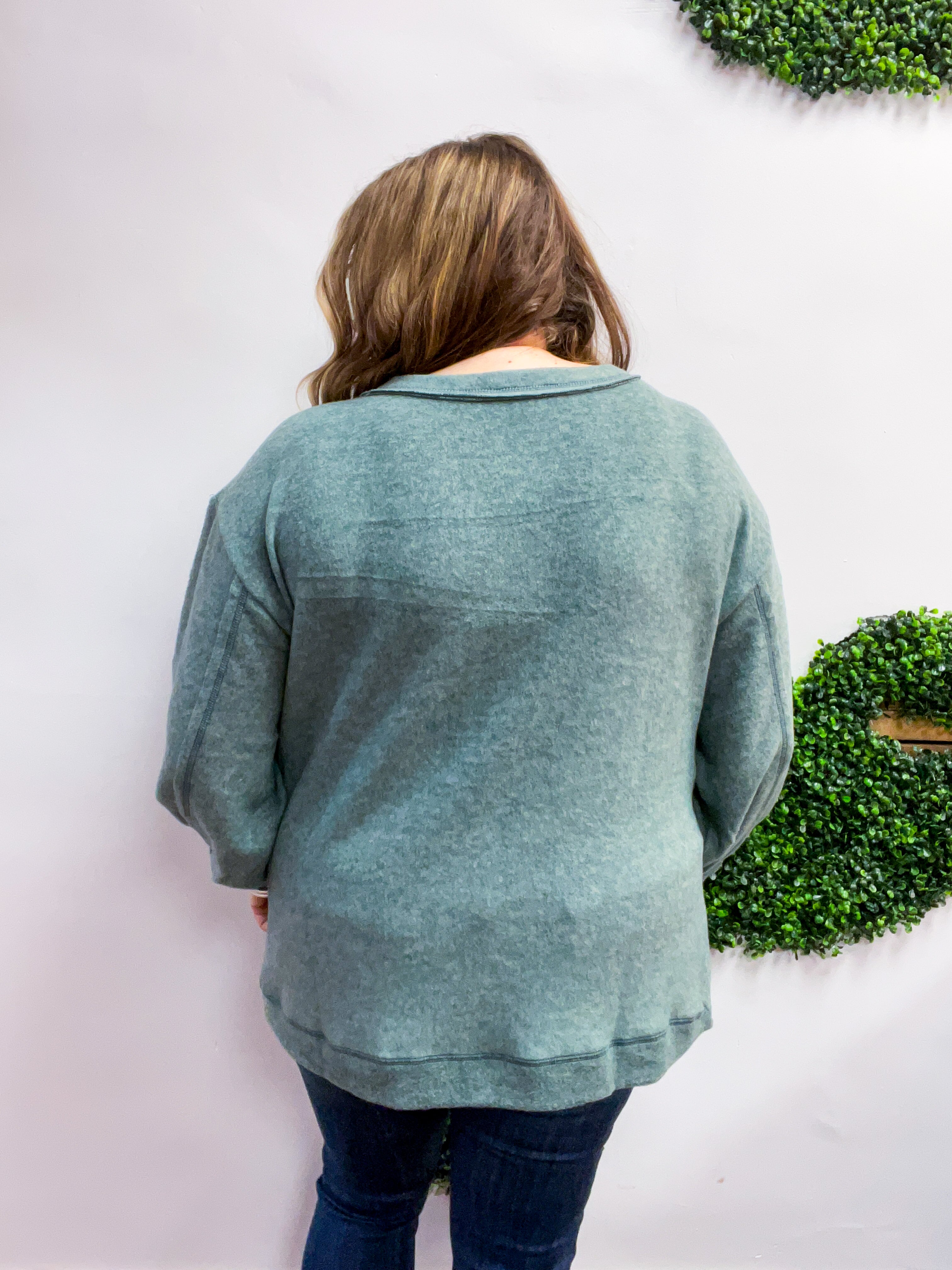 Cider Mill Sweater in Jade