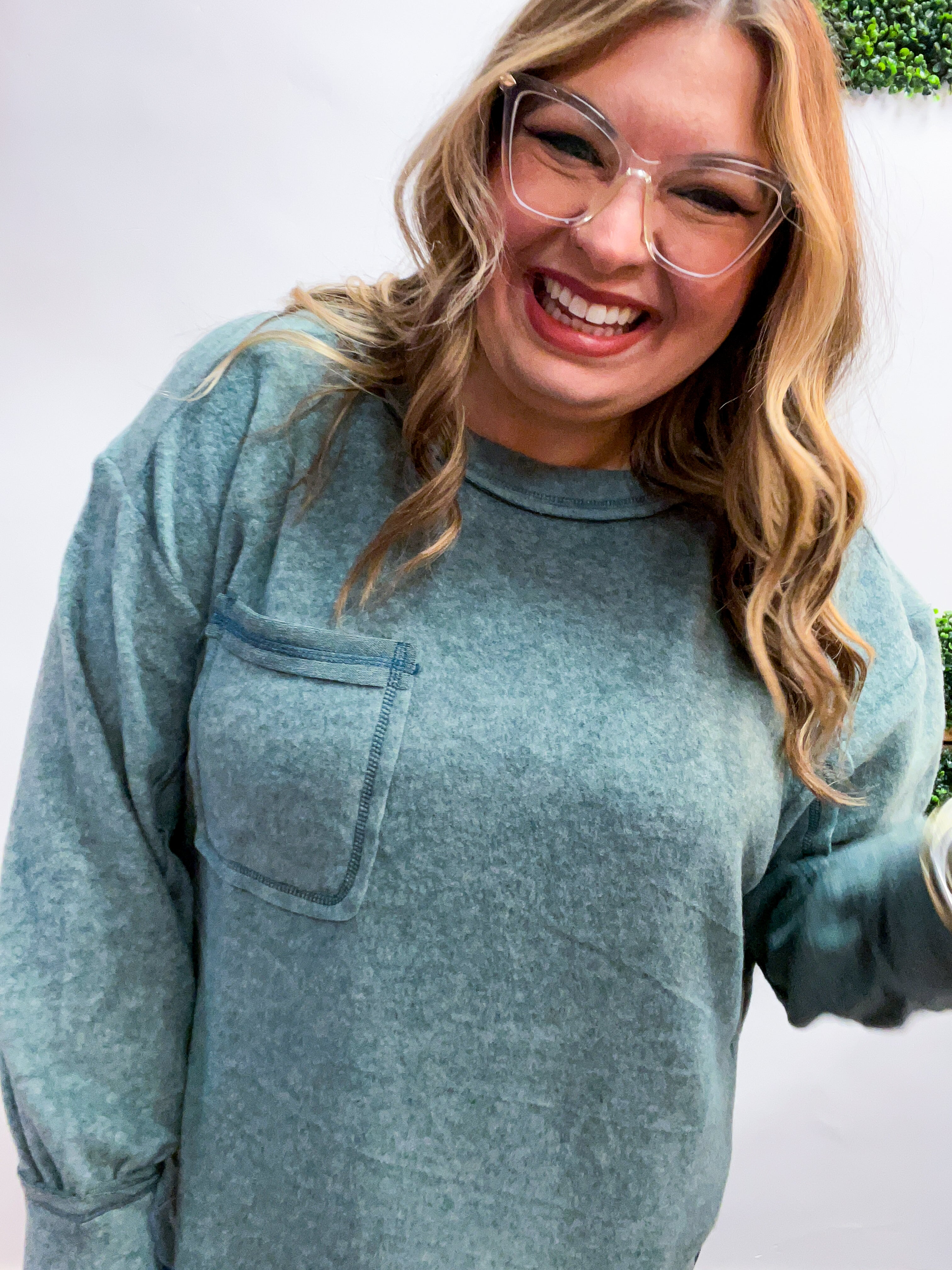 Cider Mill Sweater in Jade