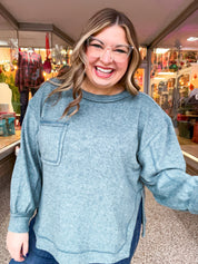 Cider Mill Sweater in Jade