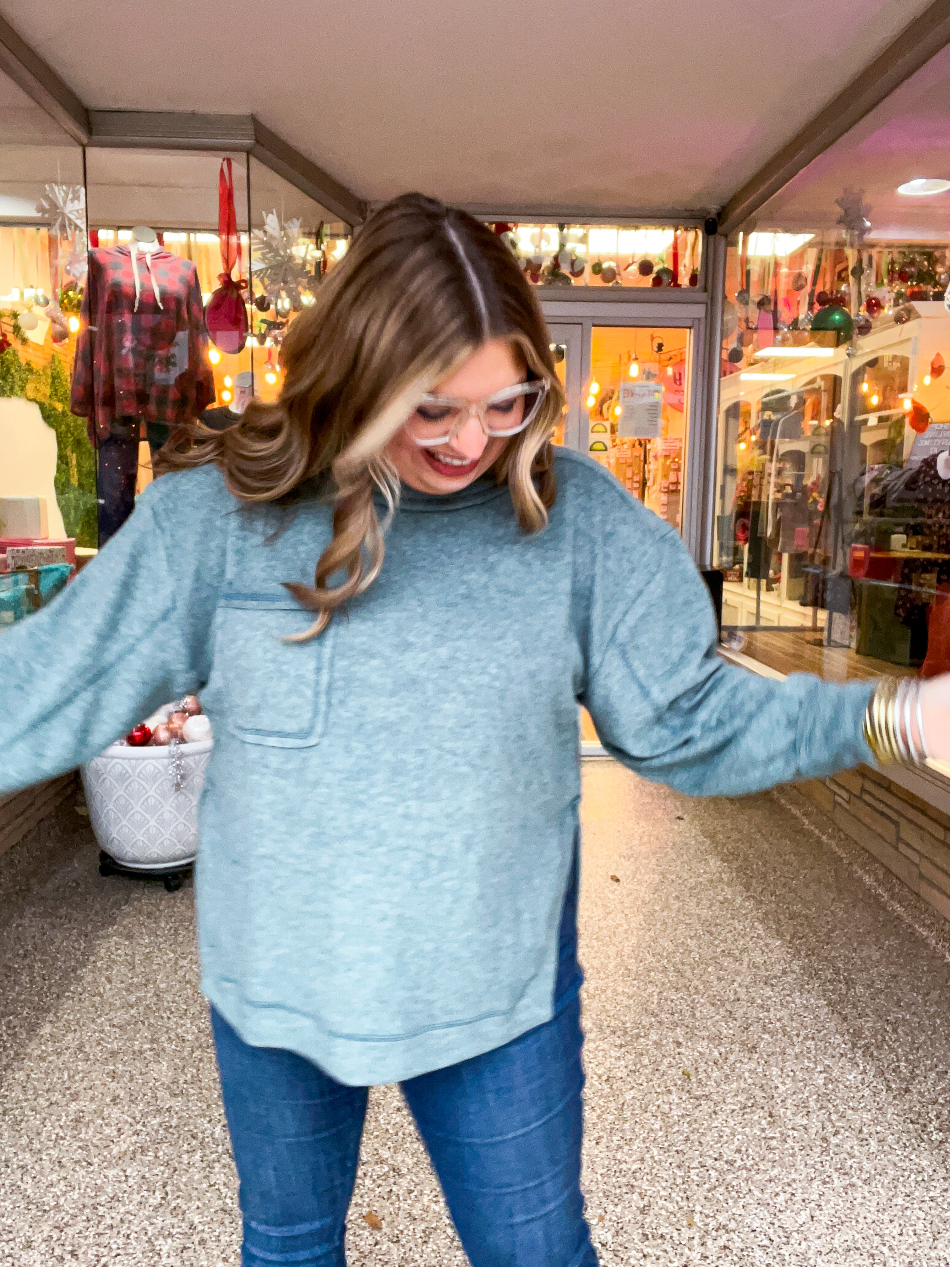Cider Mill Sweater in Jade