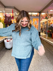 Cider Mill Sweater in Jade